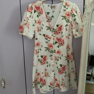 Zara Floral Dress Size Small